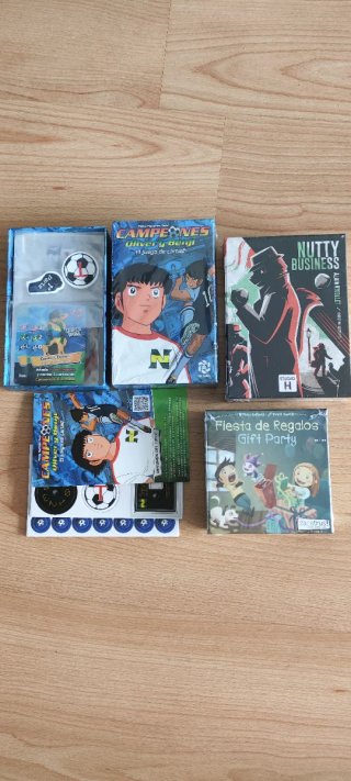 Pack juegos Campeones Nutty Business Fiesta Regalo