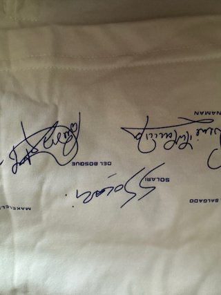 Camiseta Real Madrid 02-03 Firmada Plantilla