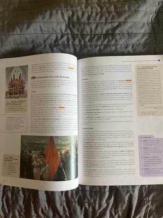 Historia del mundo contemporáneo, 1 bachillerato