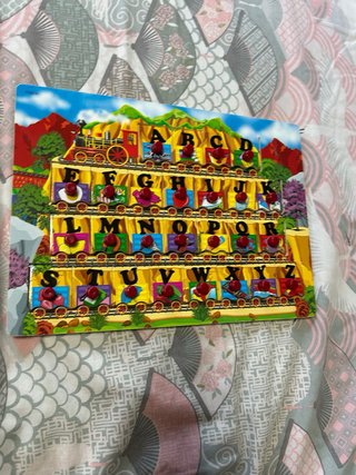 Set 4 Puzzles Madera Niños + Cajón Organizador