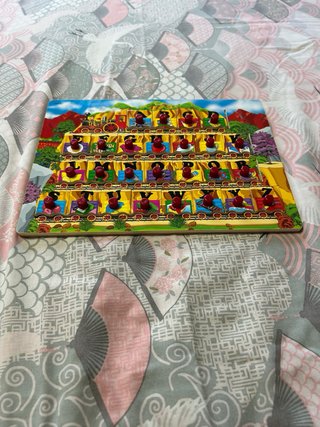 Set 4 Puzzles Madera Niños + Cajón Organizador