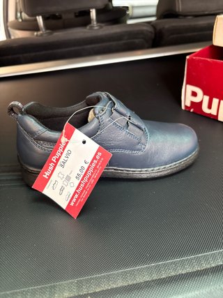 Zapato colegial azul Hush Puppies talla 30