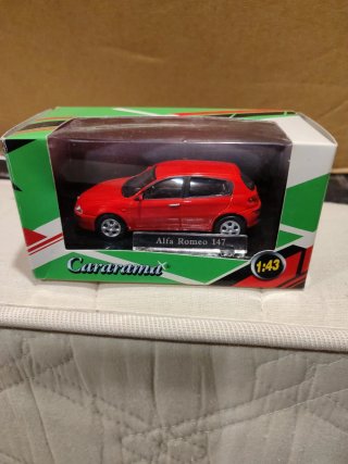 Lotto 6 modellini auto Fiat Alfa Romeo Cararama