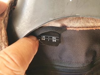 Chaqueta de moto Bela marrón