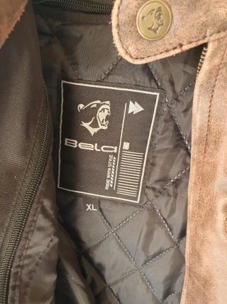 Chaqueta de moto Bela marrón