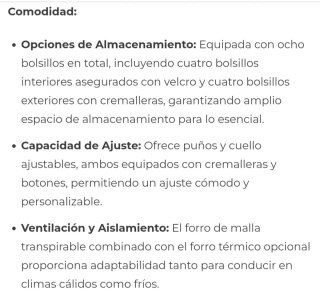 Chaqueta de moto Bela marrón
