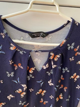 Vestido Dorothy Perkins Mariposas Talla S/38