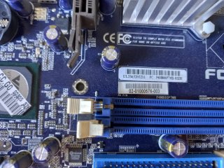 Scheda Madre Foxconn con CPU Pentium