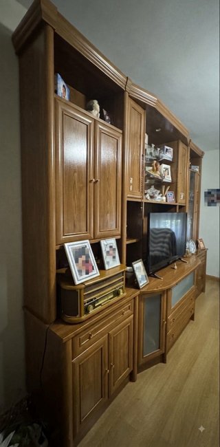 Mueble de salón clásico madera Valdelaguna(Madrid)