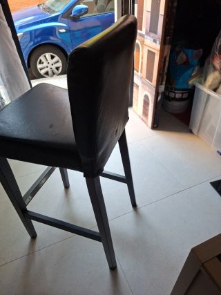 Taburete Alto Ikea Negro