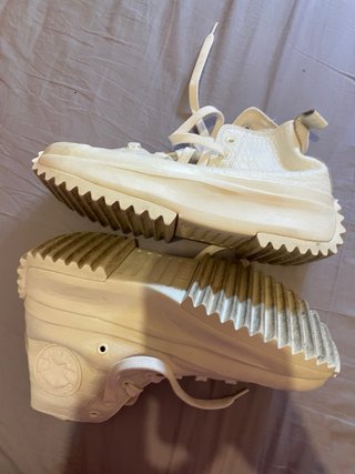Botas Converse Blancas Piel Cocodrilo