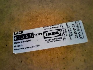 Mesa Centro IKEA Lack 118x78x45cm