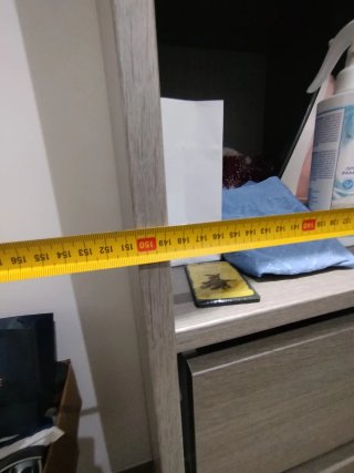 Vestidor modular madera y tela