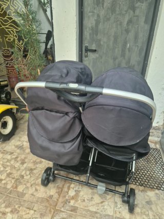 Carro gemelar Babify negro