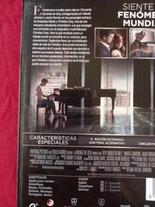 Cincuenta Sombras de Grey DVD Edición Inédita