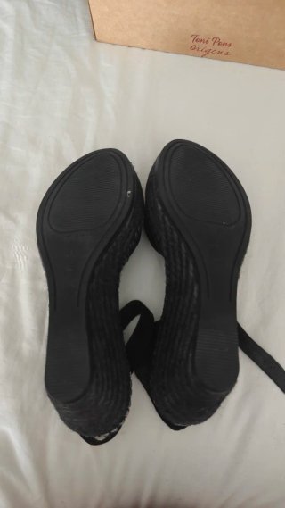 Sandalias Toni Pons Negras Plataforma