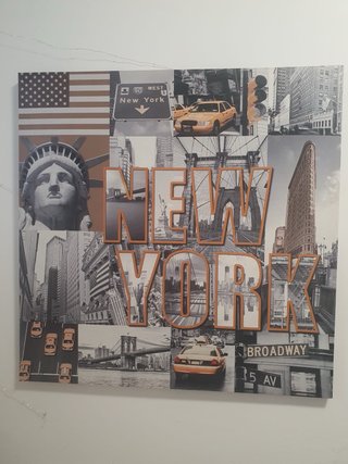 Cuadro Decorativo New York 80x80