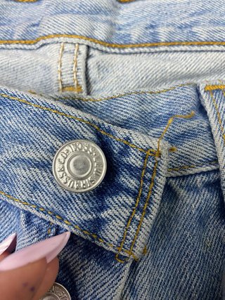Jeans vintage Levi's Denim Blu Chiaro Taglia M