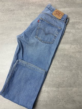 Jeans vintage Levi's Denim Blu Chiaro Taglia M