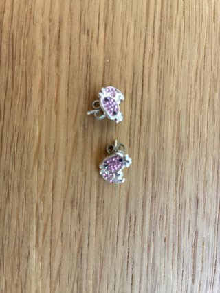Pendientes Ajolote Mexicano Niña Rosa y Plata