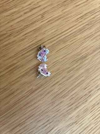 Pendientes Ajolote Mexicano Niña Rosa y Plata