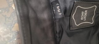 Pantalón de cuero para moto