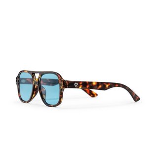 Gafas de sol marrones y azul, estilo aviador