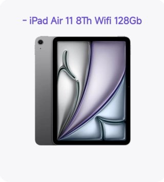 iPad Air 11 8ª Gen Wifi 128GB Precintado + Fac