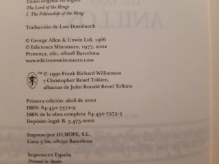 El Señor de los Anillos. EDICIÓN de LUJO
