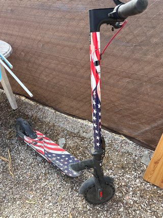 Patinete Eléctrico Diseño Bandera USA