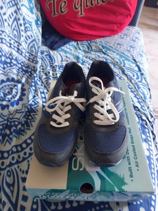 Zapatillas Silver niño azul/rojo T36