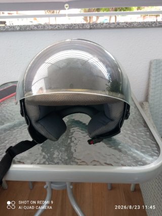 Casco LS2 Negro con Visera talla M