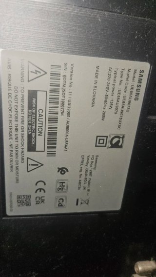 Samsung 65 Smart TV 4K