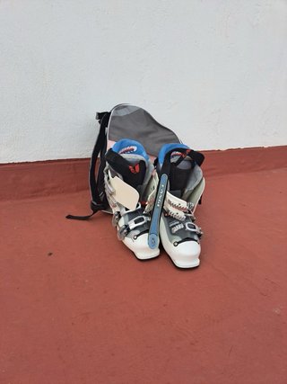 Botas de esquí con bolsa