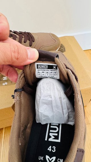 Zapatillas Munich Massana Marrón Talla 43 Nuevas