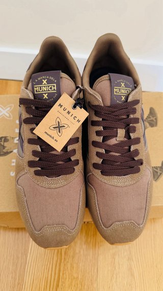 Zapatillas Munich Massana Marrón Talla 43 Nuevas