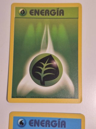 Lote 5 Cartas Energía Pokémon Base Set