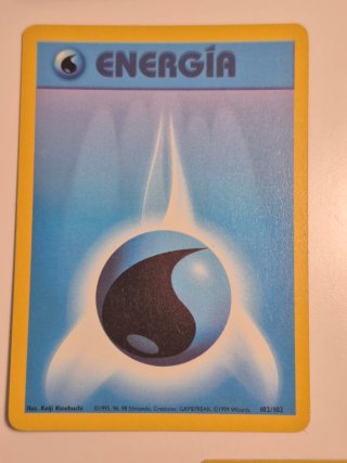 Lote 5 Cartas Energía Pokémon Base Set