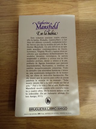"En la bahía" de Katherine Mansfield