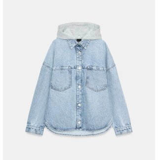 Cazadora vaquera Zara con capucha Talla S