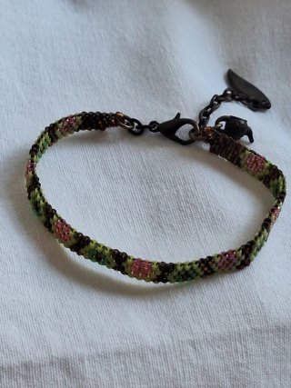 Pulsera Amarkea cuentas vidrio estilo bohochic