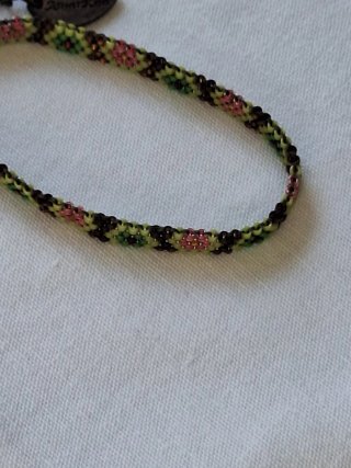 Pulsera Amarkea cuentas vidrio estilo bohochic