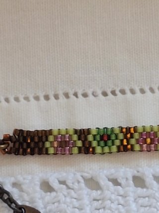 Pulsera Amarkea cuentas vidrio estilo bohochic