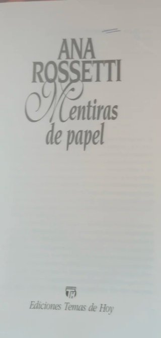 Mentiras de papel (Nueva novela romántica) (Sp...