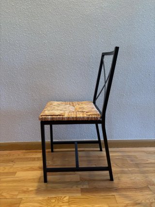 Mesa cristal Ikea con 2 sillas