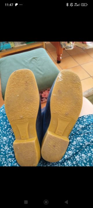 Botas de agua azul marino