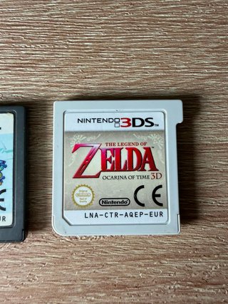 Lote 2 Cartuchos Zelda Nintendo DS y 3DS