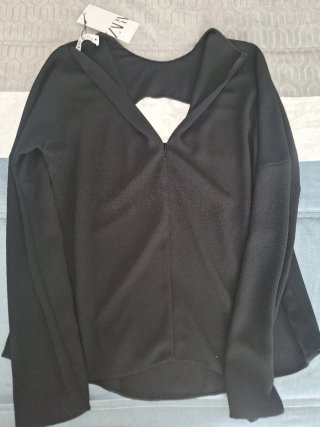 Camiseta Zara Negra Talla S