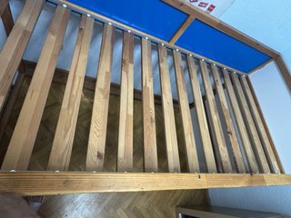 Cama infantil IKEA KURA madera reversible