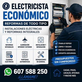 Electricista Económico - Reformas Integrales